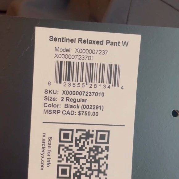 Arc’teryx Sentinal Relaxed Ski Pant Womens - Picture 5 of 5